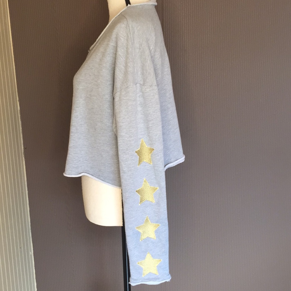Honey punch gray sweatshirt size medium